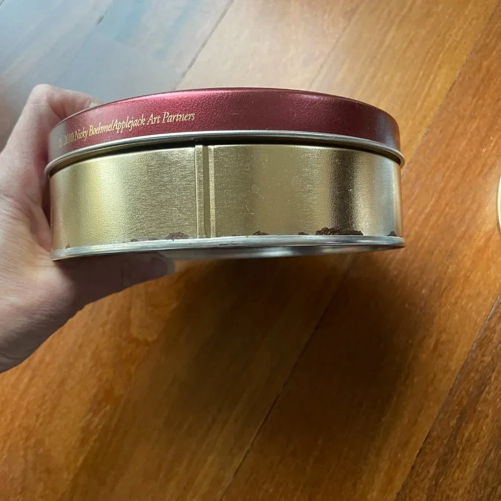 Two (2) Winter / Christmas Tins